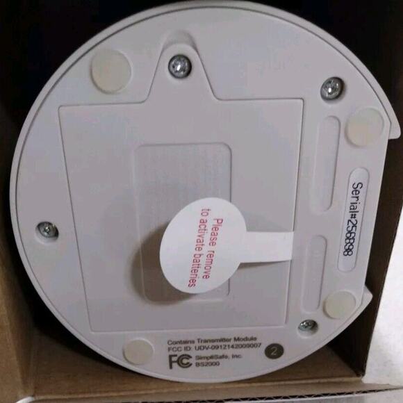 SimpliSafe Base Station BS2000 Key Pad Motion Sensor 3x Entry Sensors Manual NIB - Picture 5 of 13